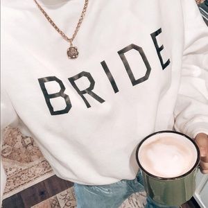 BRIDE Sweatshirt in White